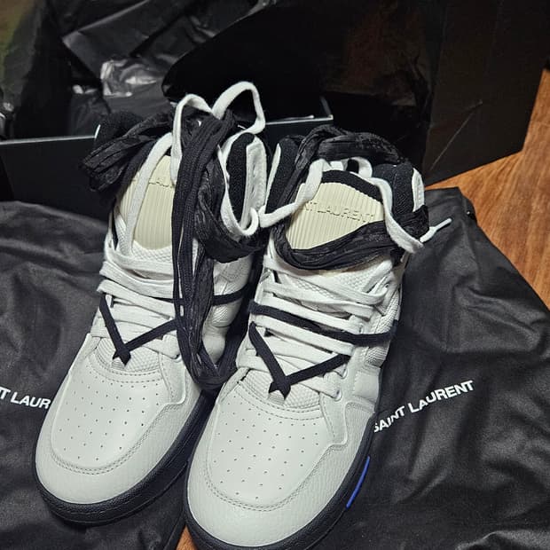 생로랑 바스켓 스니커즈 하이탑 정품 신품