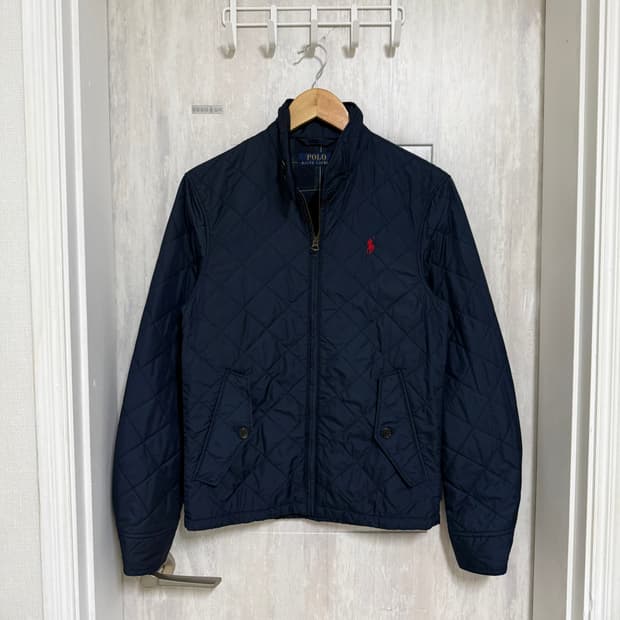 XS / 폴로 랄프로렌 네이비 레드 포니 퀄팅 자켓