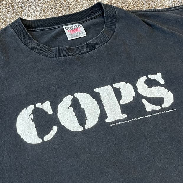 90s cops tee 빈티지 티셔츠