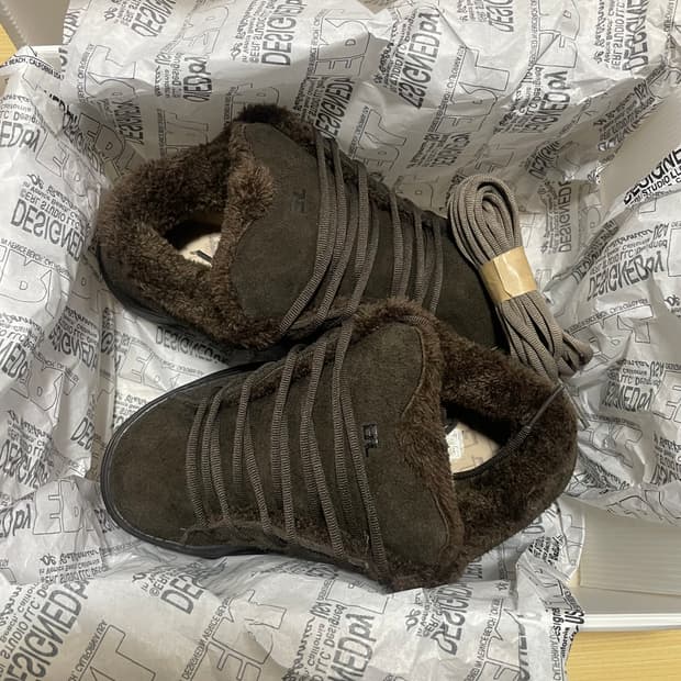 [270] ERL 뱀프 스케이트 슈즈 머드 브라운