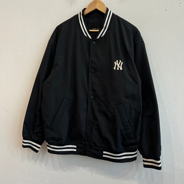 MLB 뉴욕양키즈 스타디움 바시티 자켓 블랙 XL