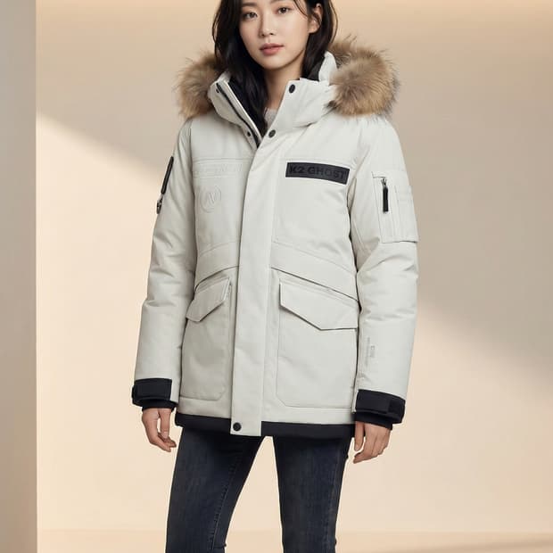 K2 고스트(GHOST) 고어텍스 써미움 라쿤퍼 구스다운 패딩