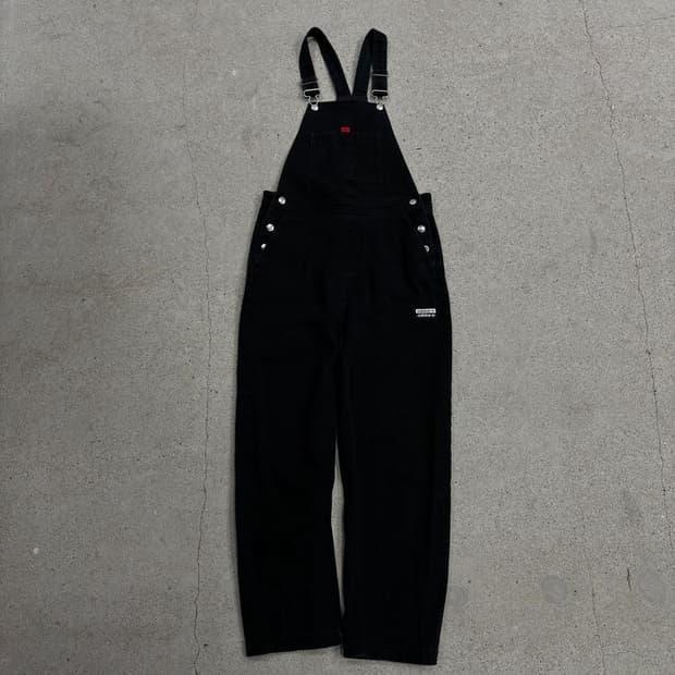 아디다스 블랙 데님 오버롤v0439