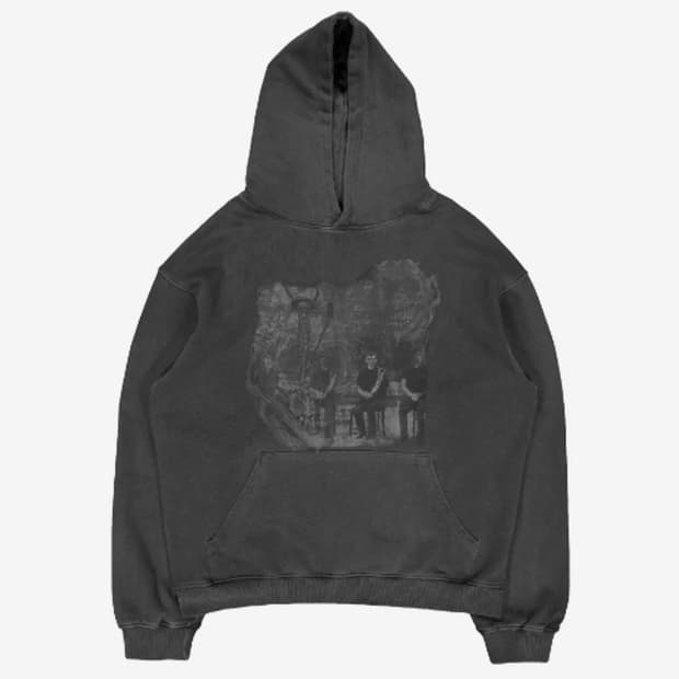 더콜디스트모먼트 TCM devil hoodie (charcoal)