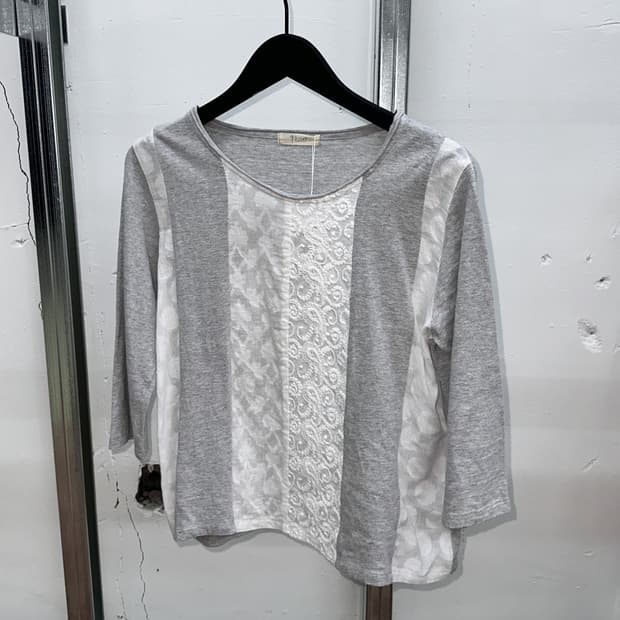 mix lace pannel top
