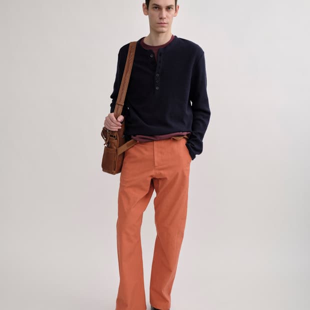 colorcolour 버튼 헨리넥 네이비 3 사이즈