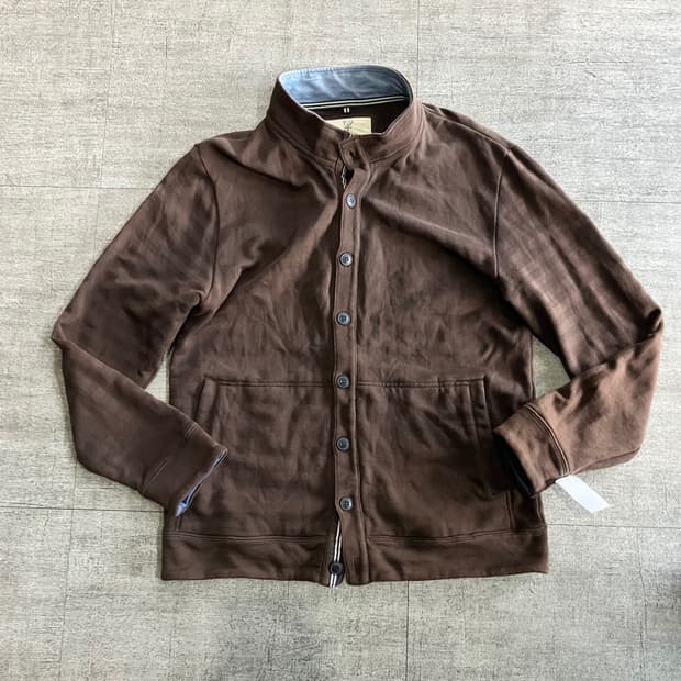 일본빈티지 Ikka 올드스쿨아메카지 혁오풍 윈터 가디건 브라운초코