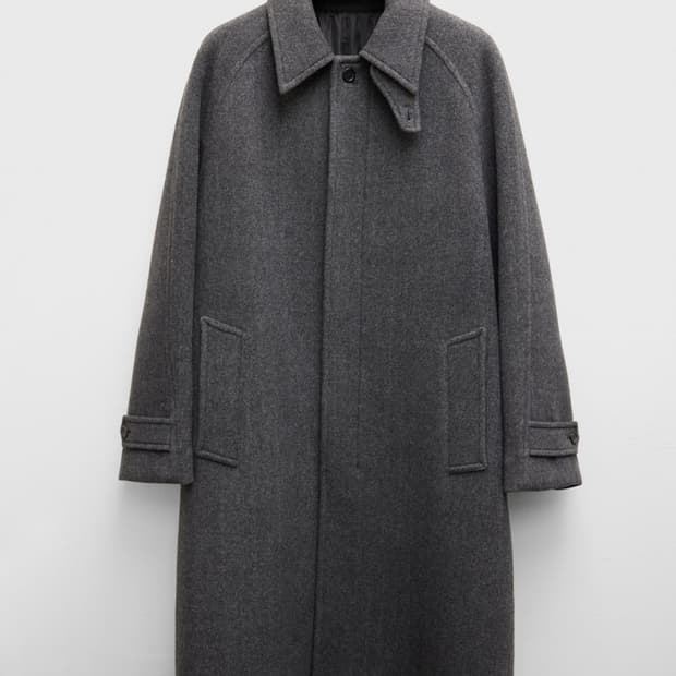 유스 / 25FW 레더 트림 맥 코트 / L