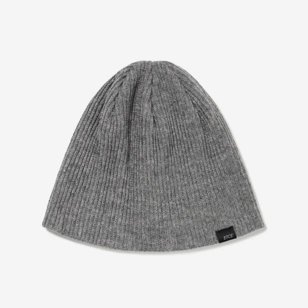 ETCE 라이트 라벨 비니 그레이