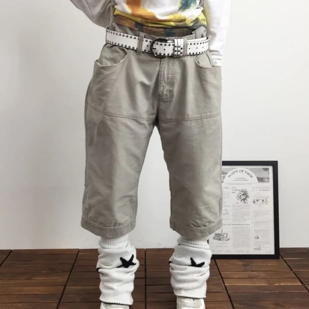 Journal Standard Beige Zip Pocket Shorts