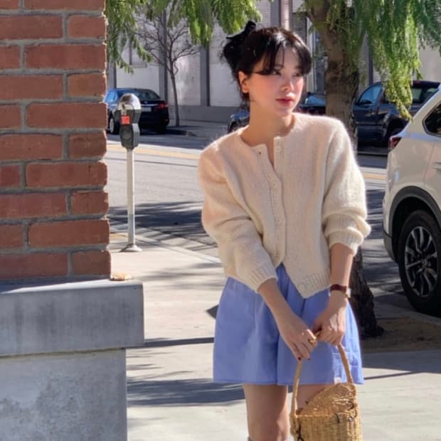 위드아웃썸머 그랜파 가디건