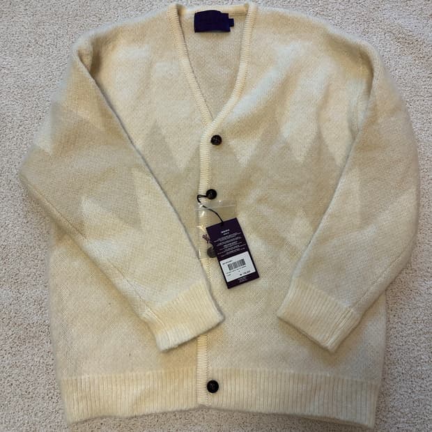 비슬로우 아가일가디건 M