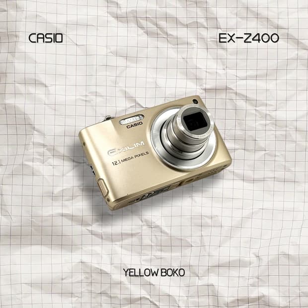 [수채감성] CASIO 카시오 엑슬림 EX-Z400 레트로 디지털 카메라