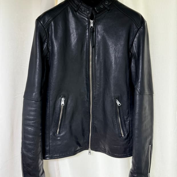 올세인츠 코라 레더자켓 L