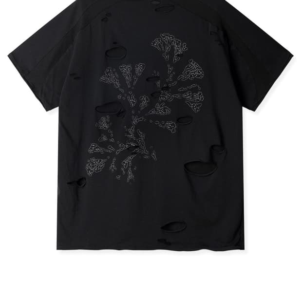 CORE:15 SEA FAN CORAL T-SHIRT (BLACK)