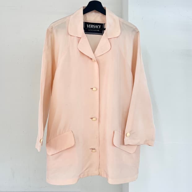 베르사체 라이트 세타 핑크 블레이저