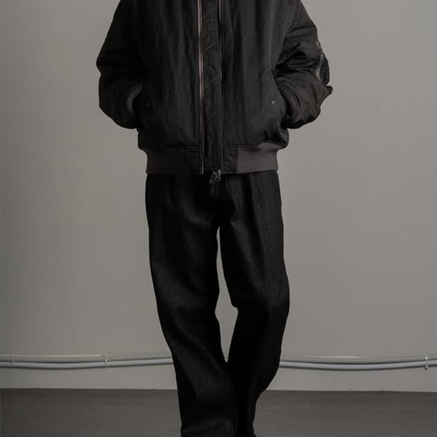 러프사이드 ma-1 애쉬블랙 3사이즈