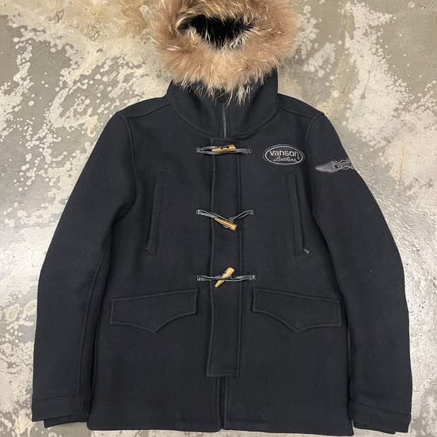 밴슨 라쿤 더플코트 L 