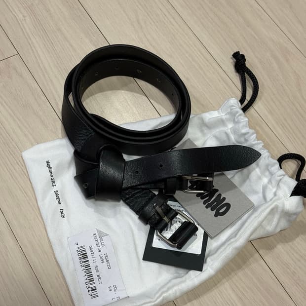 (L)magliano bow belt black