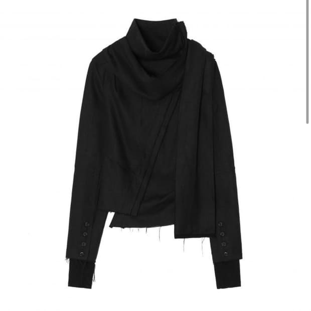 Asym scarf jacket