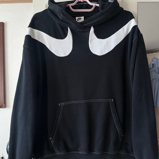 나이키 빅 스우시 후드티 m