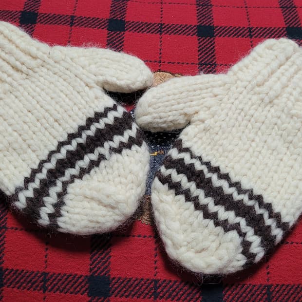 캐나다 코위찬 남성용 벙어리 장갑