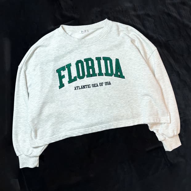 일본빈티지 INGNI 크롭 맨투맨