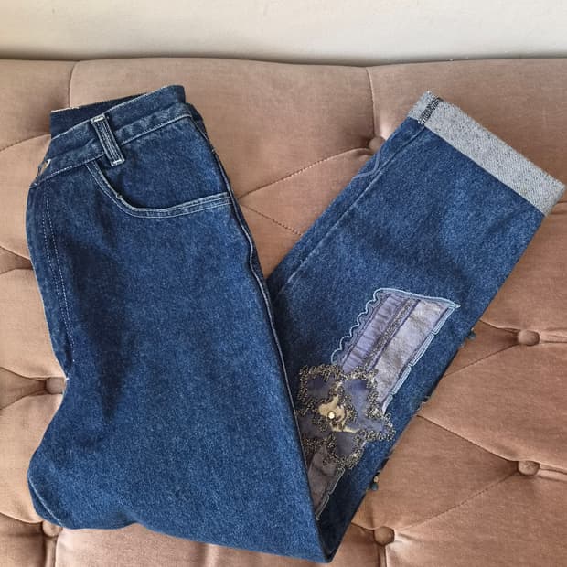 Foppio 이태리 여성 비즈데님팬츠