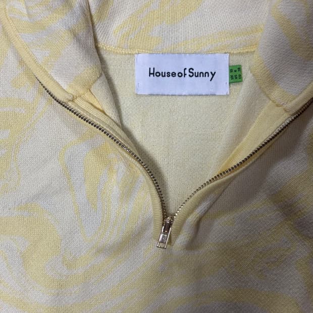 house of sunny 하우스오브써니 코튼 반집업