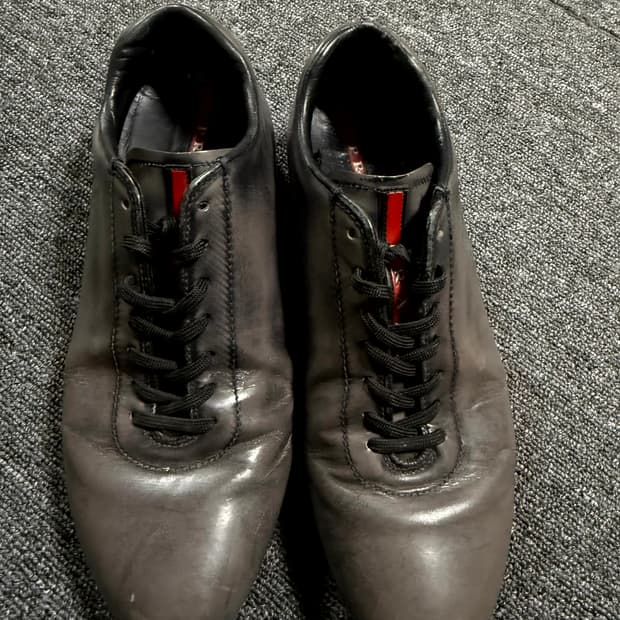 Prada 프라다 6 실버 빈티지 아카이브 스니커즈