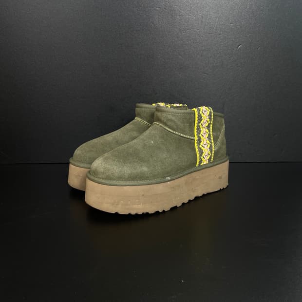 [255] UGG 미국 어그 클래식 울트라 미니 브레이드