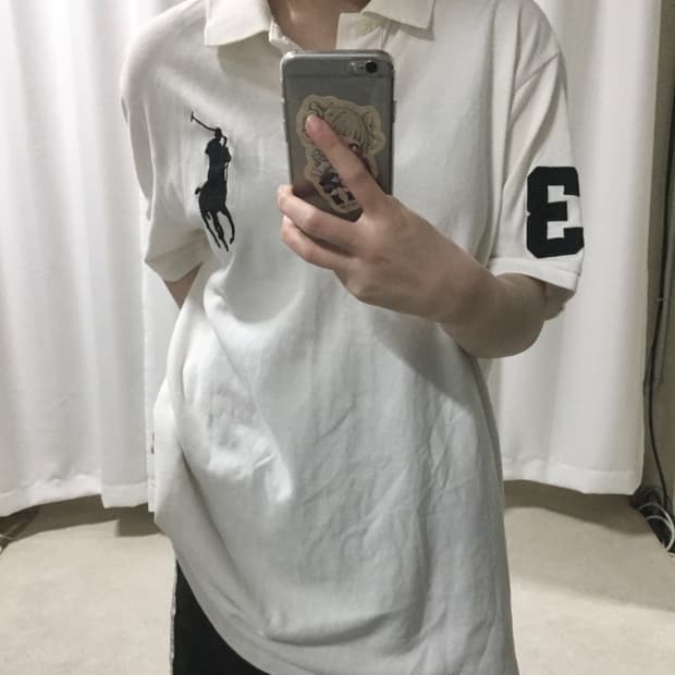 폴로 랄프로렌 흰검 화이트 블랙 카라 빅포니 PK 치프키프 반팔 티
