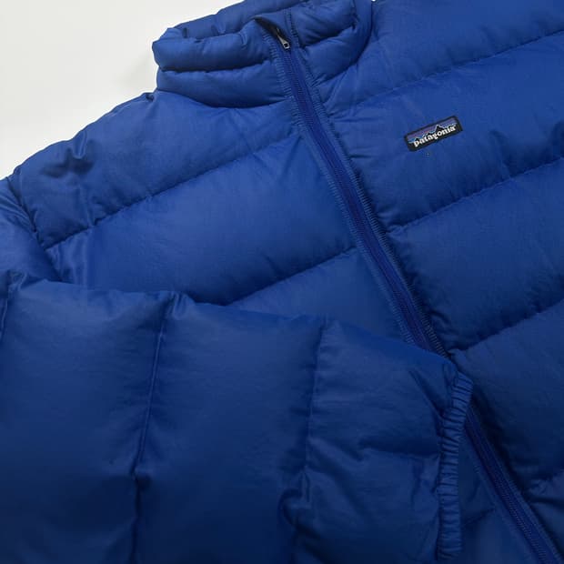 파타고니아 02's 패커블 패딩 블루 