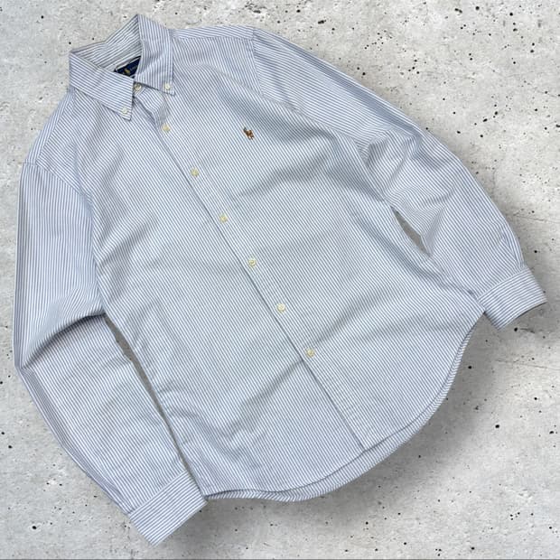 [M] 폴로 랄프로렌 스트라이프 긴팔 셔츠 남방 C921