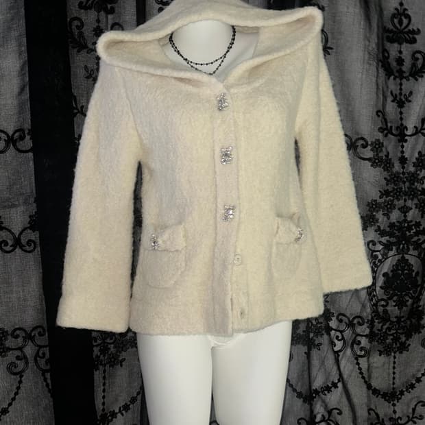 Ivory Lovely Knit Outerwear