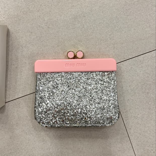 미우미우 스팽글 파우치 Miu Miu sequin pouch