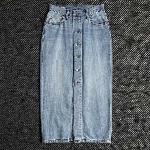 리바이스 빅E 프리미엄 데님 롱 스커트o 3224