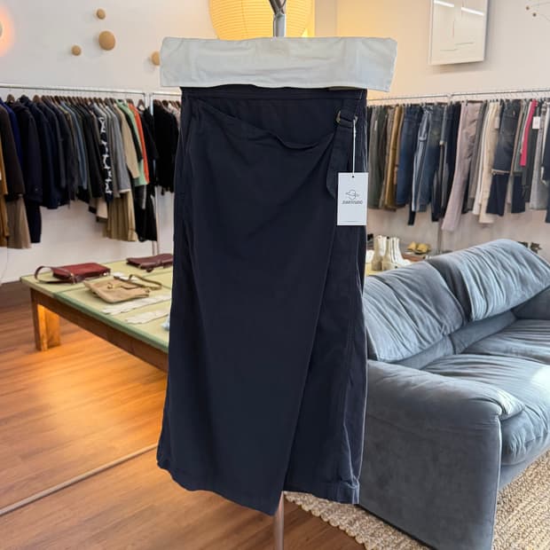 이세이미야케 플랜테이션 랩 스커트