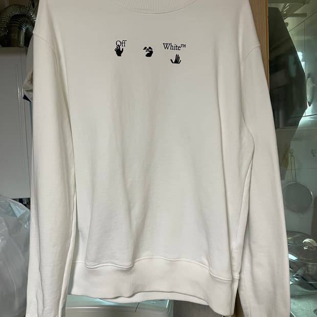 Off-White 오프화이트 화이트 맨투맨