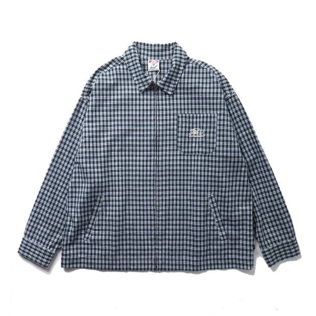 WHO'S WHO gallery Check Zip Coach Shirt