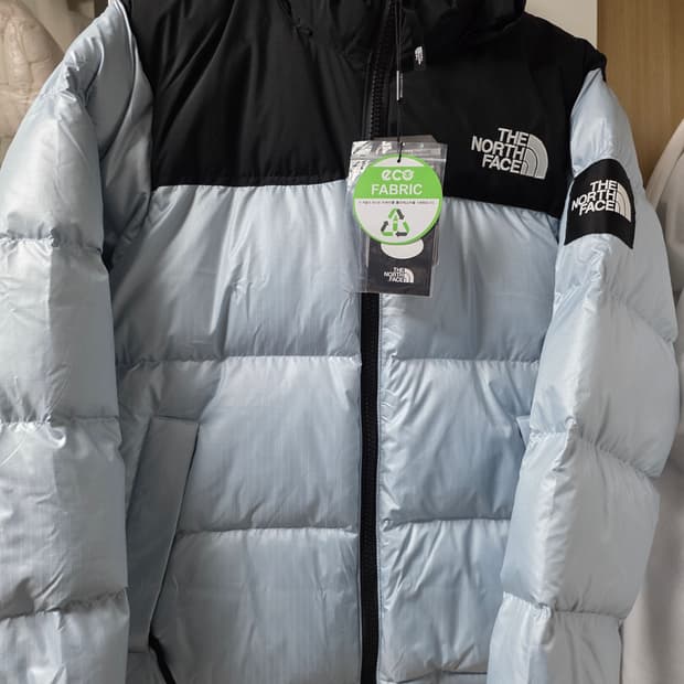 노스페이스 화이트라벨 노벨티 눕시패딩 블루