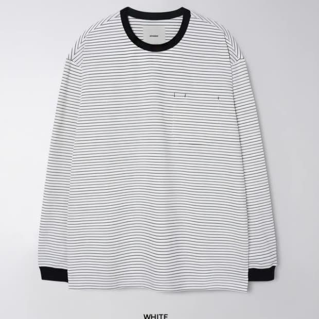 인더로우 스트라이프 롱슬리브