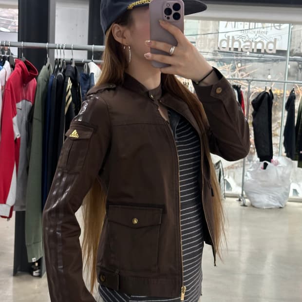 아디다스 포켓 트랙 넥버클 자켓