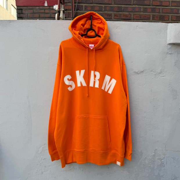 Shikuramen 시쿠라멘 제이팝 밴드 머천 빈티지 후드티 오렌지