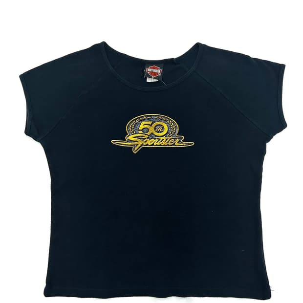 할리데이비슨 우먼 스포스터 50주년 기념 반팔티