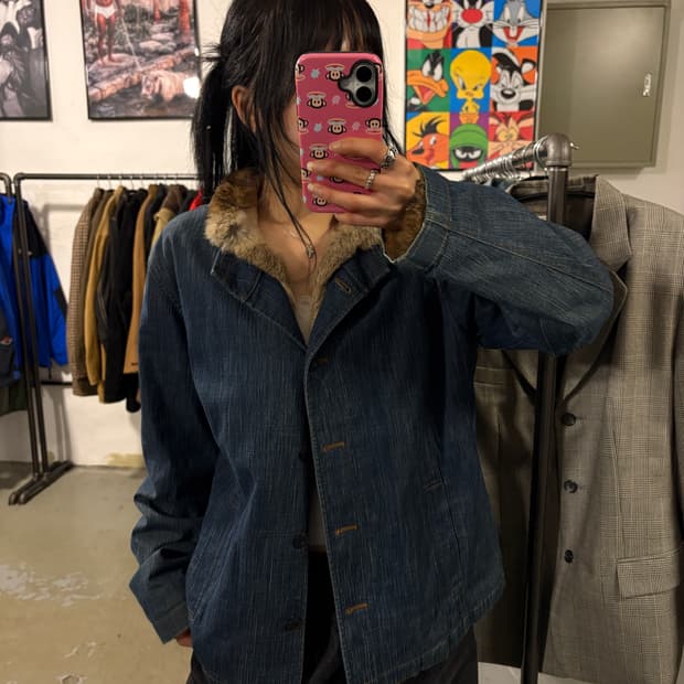 일제 빈티지 양털자켓