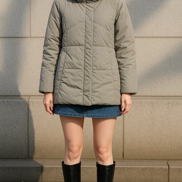 SISLEY 시슬리 덕다운 롱패딩_95