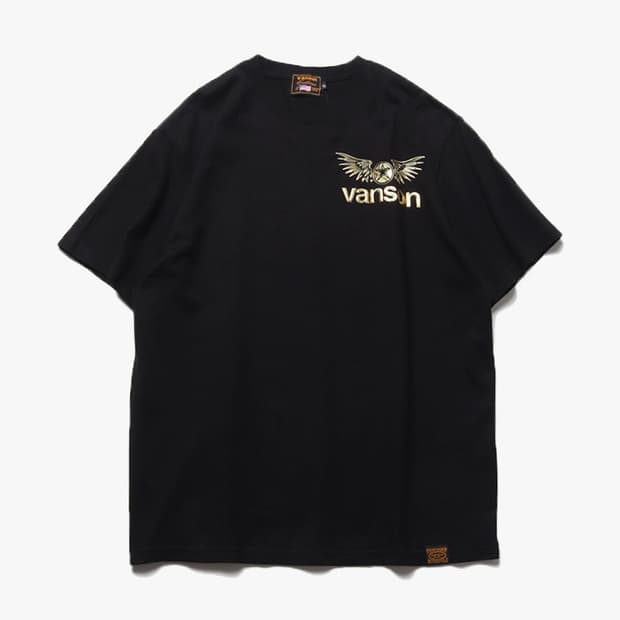 VANSON - FOAMING PRINT T SHIRT