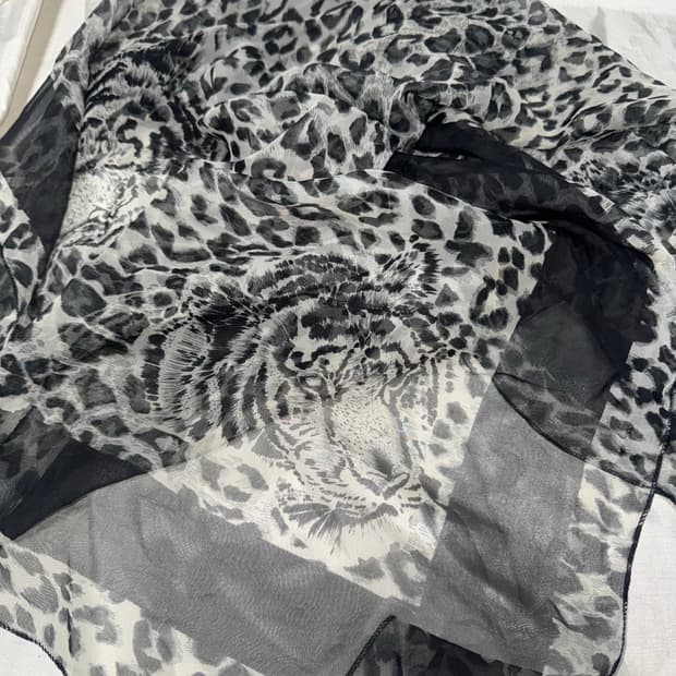 leopard scarf