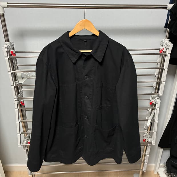 무인양품 헤링본 초어자켓 XL 블랙 워크자켓 드레익스 베트라 폴로 RRL